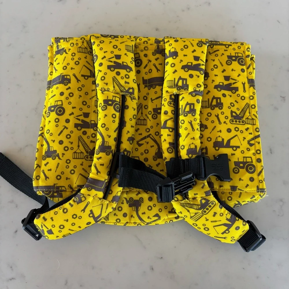 Tula Yellow Construction Themed Backpack‎